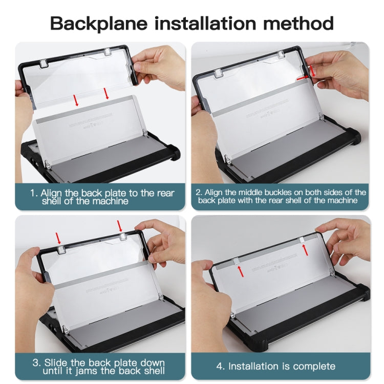 Acrylic Transparent Hand Shoulder Strap Laptop Case – Durable Build, Easy to Use, For MicroSoft Surface Pro 8, For MicroSoft Surface Pro 4 / 5 / 6 / 7 / 7+, For MicroSoft Surface Go 1 / 2 / 3