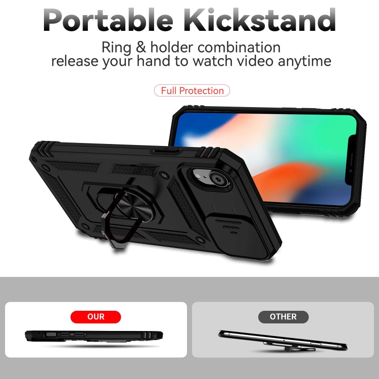 Sliding Camshield Holder Phone Case, For iPhone XR, For iPhone XS / X,...