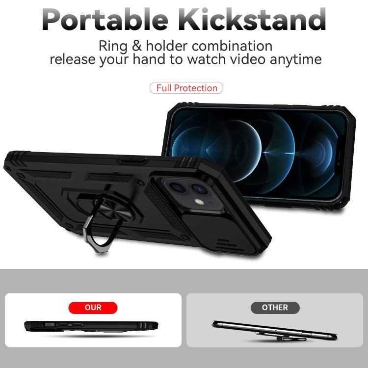Sliding Camshield Holder Phone Case, For iPhone 12 mini, For iPhone SE...