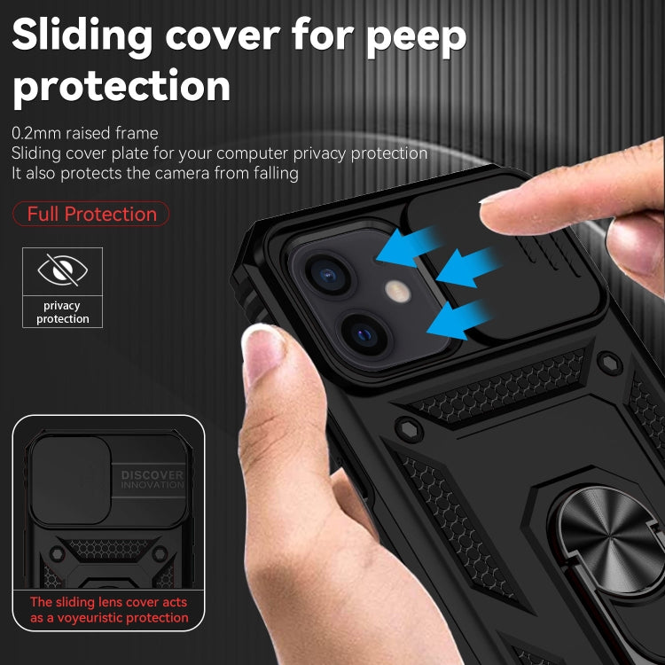 Sliding Camshield Holder Phone Case, For iPhone 12 mini, For iPhone SE...