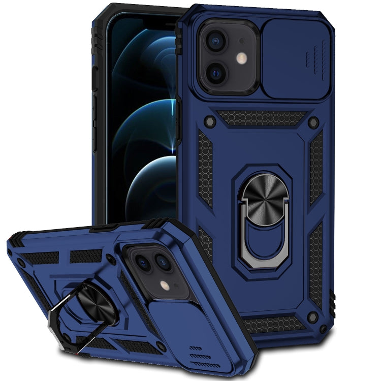 Sliding Camshield Holder Phone Case, For iPhone 12 mini, For iPhone SE... For iPhone 12 mini Blue