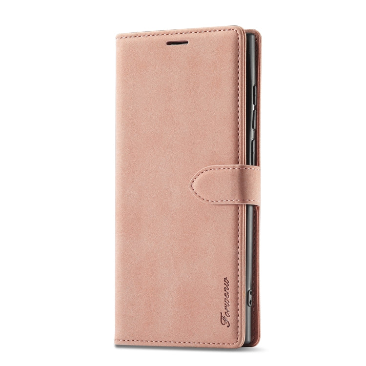 Forwenw F1 Series Matte Strong Magnetism Leather Phone Case – Leather, For Samsung Galaxy S22 Ultra 5G, For Samsung Galaxy S22 5G, For Samsung Galaxy S22+ 5G