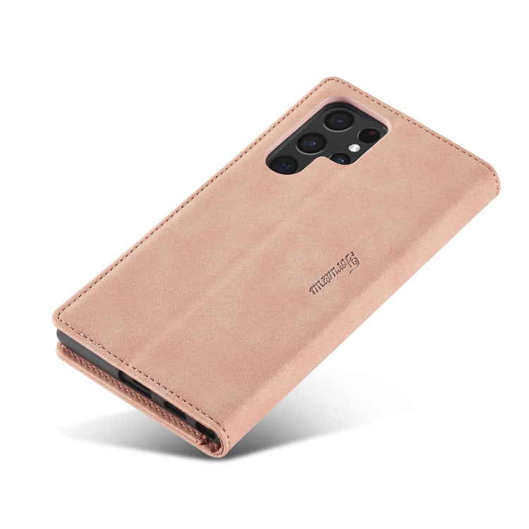 Forwenw F1 Series Matte Strong Magnetism Leather Phone Case – Leather, For Samsung Galaxy S22 Ultra 5G, For Samsung Galaxy S22 5G, For Samsung Galaxy S22+ 5G