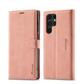 Forwenw F1 Series Matte Strong Magnetism Leather Phone Case – Leather, For Samsung Galaxy S22 Ultra 5G, For Samsung Galaxy S22 5G, For Samsung Galaxy S22+ 5G For Samsung Galaxy S22 Ultra 5G Rose Gold