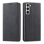 Forwenw Dream Series Oil Edge Strong Magnetism Leather Phone Case – Leather, For Samsung Galaxy S22 5G, For Samsung Galaxy S22+ 5G, For Samsung Galaxy S21 FE 5G, For Samsung Galaxy S22 Ultra 5G, For Samsung Galaxy Z Flip3 5G, For Samsung Galaxy Z Fold3 5G For Samsung Galaxy S22 5G Black