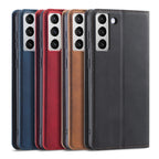 Forwenw Dream Series Oil Edge Strong Magnetism Leather Phone Case – Leather, For Samsung Galaxy S22 5G, For Samsung Galaxy S22+ 5G, For Samsung Galaxy S21 FE 5G, For Samsung Galaxy S22 Ultra 5G, For Samsung Galaxy Z Flip3 5G, For Samsung Galaxy Z Fold3 5G