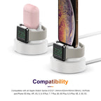A001 3 In 1 Silicone Charging Holder for iPhone / iWatch / AirPods