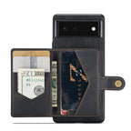 JEEHOOD Retro Magnetic Detachable Wallet Phone Case – Wear-resistant, Magnetic, Card Slot, For Google Pixel 7 5G, For Google Pixel 7 Pro 5G