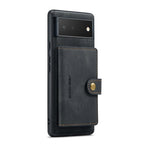 JEEHOOD Retro Magnetic Detachable Wallet Phone Case – Wear-resistant, Magnetic, Card Slot, For Google Pixel 7 5G, For Google Pixel 7 Pro 5G