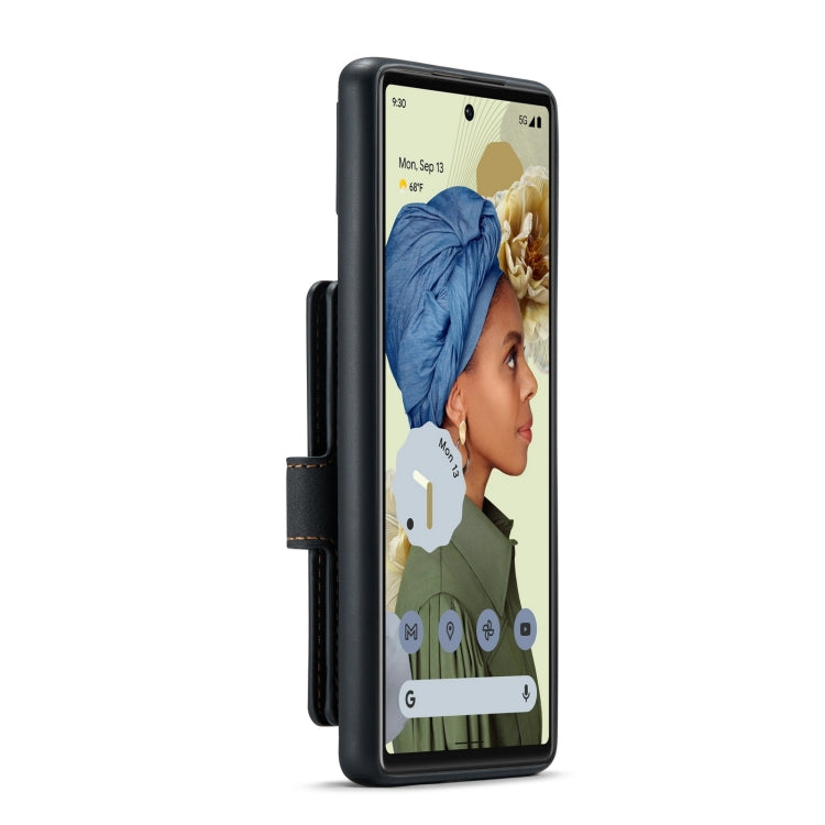 JEEHOOD Retro Magnetic Detachable Wallet Phone Case – Wear-resistant, Magnetic, Card Slot, For Google Pixel 7 5G, For Google Pixel 7 Pro 5G