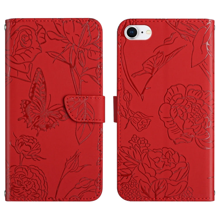 Phone Case – Leather (iPhone SE 2022) For iPhone SE 2022 SE 2020 8 7 Red