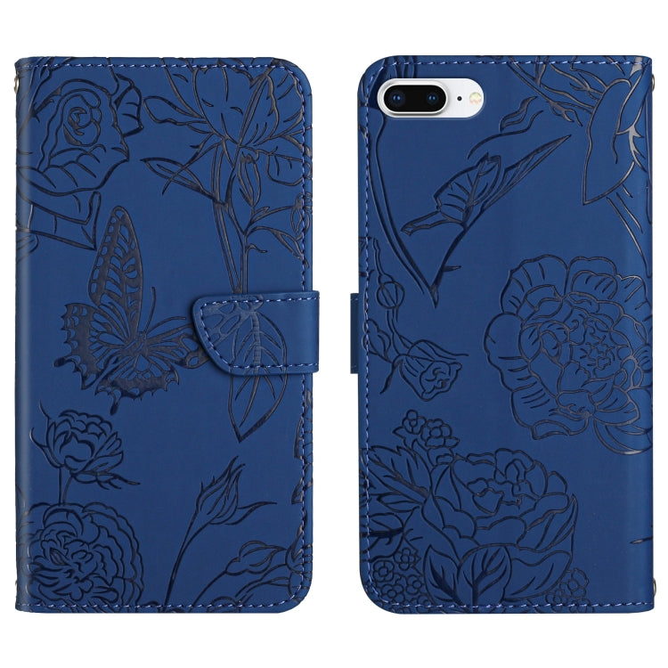 Phone Case – Leather (iPhone SE 2022) For iPhone 8 Plus 7 Plus Blue