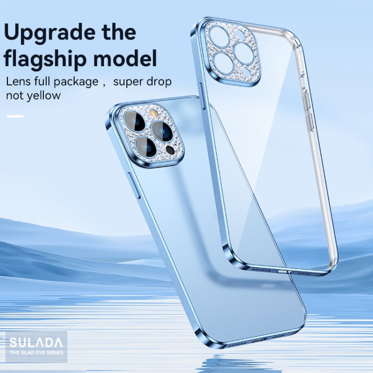 Diamond Lens Protector Plated Frosted Case, For iPhone 13, For iPhone...