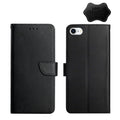 Genuine Leather Fingerprint-proof Horizontal Flip Phone Case, For iPhone 7, For iPhone 7 Plus, For iPhone 11, For iPhone 11 Pro, For iPhone 11 Pro Max, For iPhone 12 mini, For iPhone 12 Pro, For iPhone 12 Pro Max, For iPhone 13, For iPhone 13 mini     ... For iPhone 7 Black