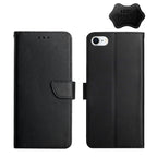 Genuine Leather Fingerprint-proof Horizontal Flip Phone Case, For iPhone 7, For iPhone 7 Plus, For iPhone 11, For iPhone 11 Pro, For iPhone 11 Pro Max, For iPhone 12 mini, For iPhone 12 Pro, For iPhone 12 Pro Max, For iPhone 13, For iPhone 13 mini     ... For iPhone 7 Black