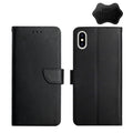 Genuine Leather Fingerprint-proof Horizontal Flip Phone Case, For iPhone X, For iPhone XR, For iPhone XS Max For iPhone X Black