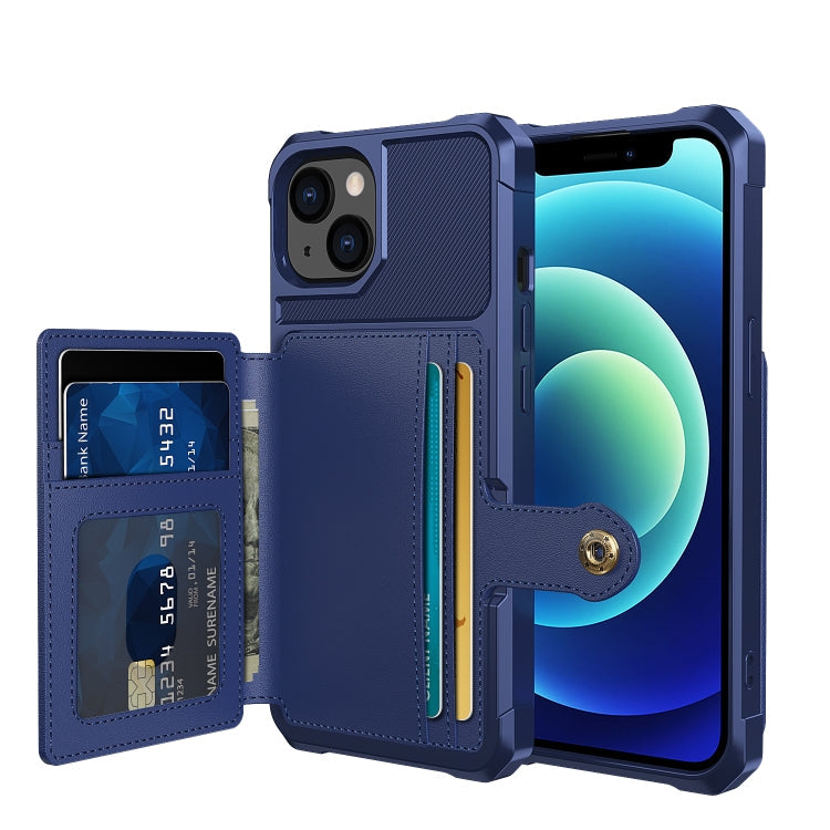 Case – Leather, Magnetic (iPhone 13 mini) #13 For iPhone 13 mini Navy Blue