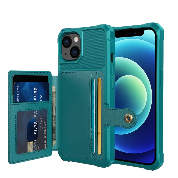 Case – Leather, Magnetic (iPhone 13 mini) #13 For iPhone 13 mini Cyan