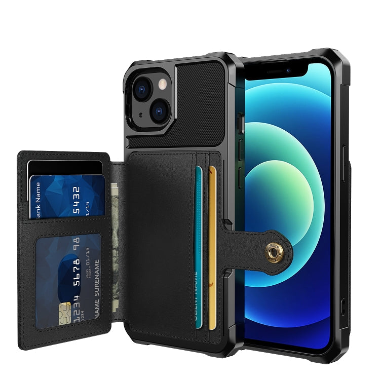 Case – Leather, Magnetic (iPhone 13 mini) #13 For iPhone 13 Black