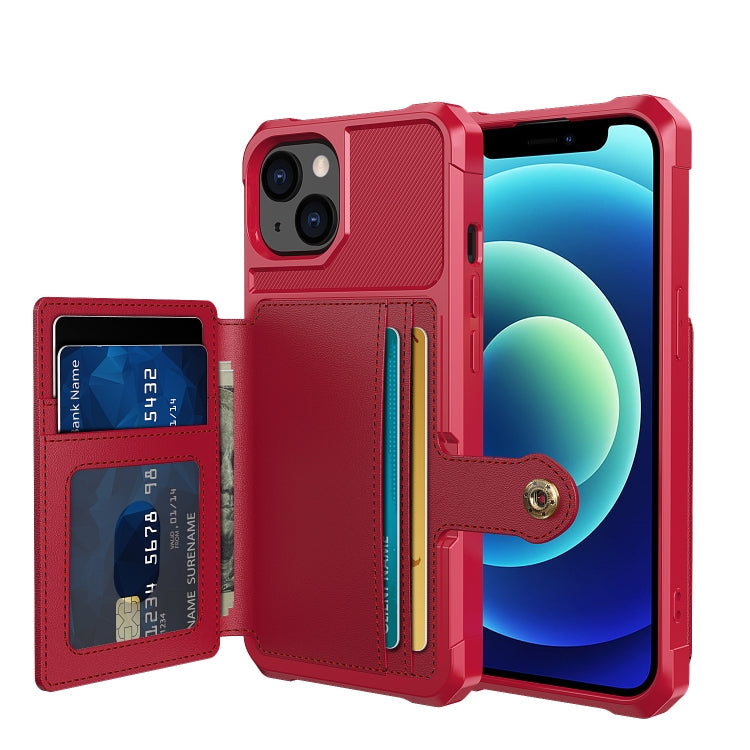 Case – Leather, Magnetic (iPhone 13 mini) #13 For iPhone 13 Red