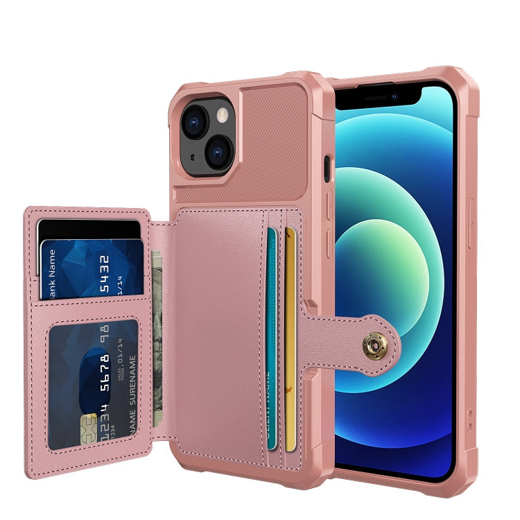 Case – Leather, Magnetic (iPhone 13 mini) #13 For iPhone 13 Rose Gold