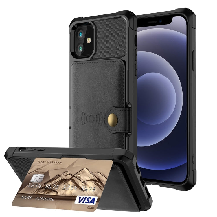 Case – Leather, Magnetic (iPhone 12 mini) #10 For iPhone 12 mini Black
