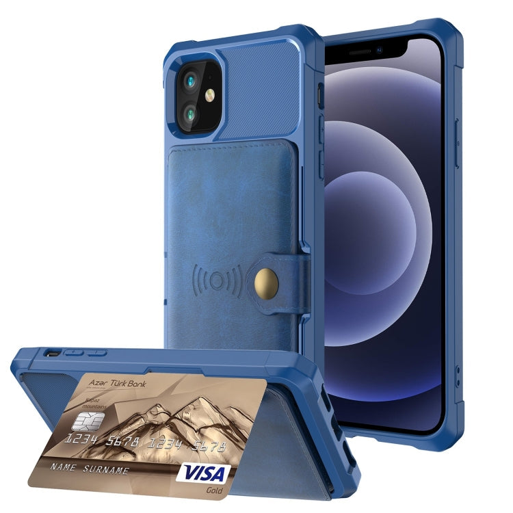 Case – Leather, Magnetic (iPhone 12 mini) #10 For iPhone 12 mini Navy Blue