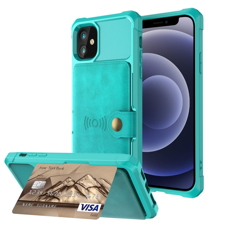 Case – Leather, Magnetic (iPhone 12 mini) #10 For iPhone 12 mini Cyan