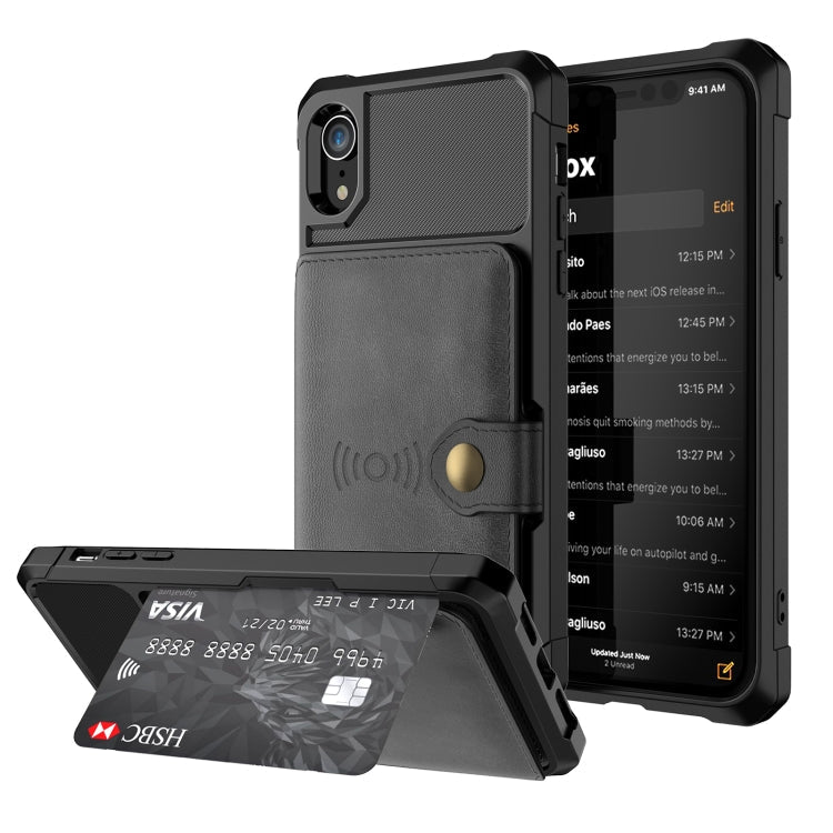 Case – Leather, Magnetic (iPhone 11 Pro) #7 For iPhone XR Black