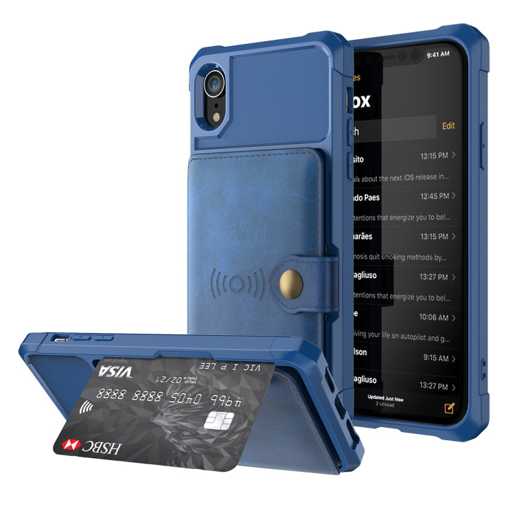 Case – Leather, Magnetic (iPhone 11 Pro) #7 For iPhone XR Navy Blue