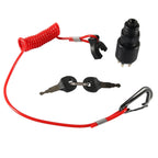 BRP Side Control Ignition Switch Key with Lanyard 5005801 for Johnson Evinrude, A6630 A6630