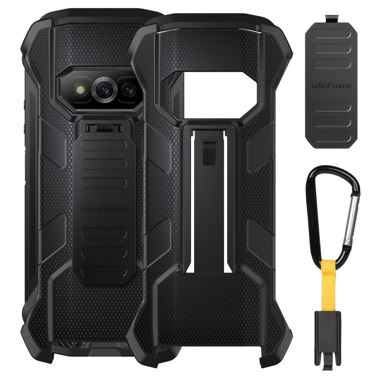 Ulefone Back Clip Phone Case with Carabiner – TPU, For Ulefone Power Armor 15