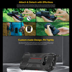 Ulefone Back Clip Phone Case with Carabiner – TPU, For Ulefone Power Armor 15