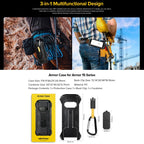 Ulefone Back Clip Phone Case with Carabiner – TPU, For Ulefone Power Armor 15