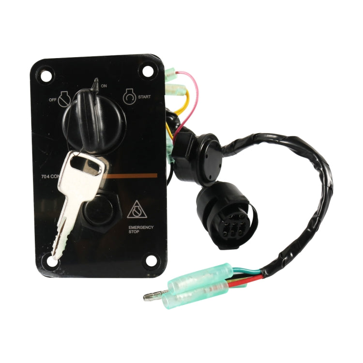Outboard / Yacht Single Engine Key Switch Panel Kit for Yamaha 704-82570-08-00, 704-82570-08-00