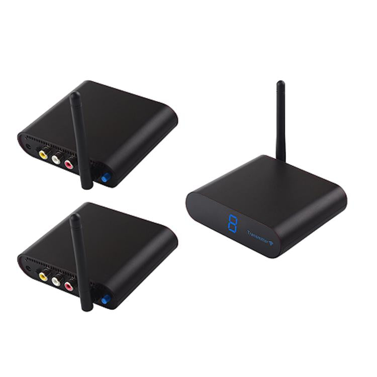 Measy AV530-2 5.8GHz Wireless Audio / Video Transmitter + 2 Receiver, Transmission Distance: 300m,, Black EU Plug, Black AU Plug, Black UK Plug, Silver UK Plug, Silver AU Plug, Silver EU Plug Black EU Plug