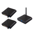 Measy AV530-2 5.8GHz Wireless Audio / Video Transmitter + 2 Receiver, Transmission Distance: 300m,, Black EU Plug, Black AU Plug, Black UK Plug, Silver UK Plug, Silver AU Plug, Silver EU Plug Black EU Plug