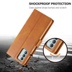 LC.IMEEKE Calf Texture Leather Phone Case, For Samsung Galaxy M23 5G/F23 5G