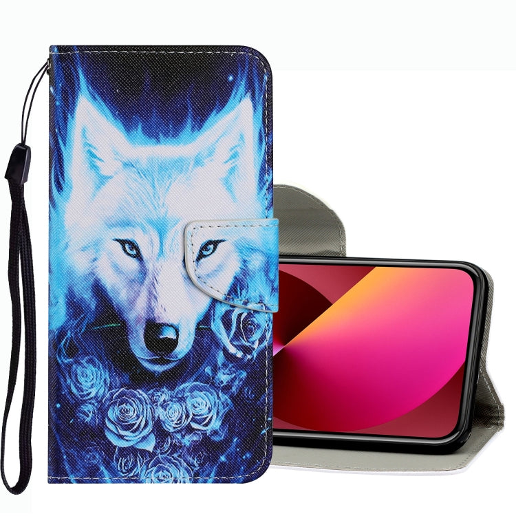 Phone Case – Leather (iPhone 13) For iPhone 13 Rose Wolf