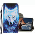 Phone Case – Leather (iPhone 13 Pro) For iPhone 13 Pro Rose Wolf