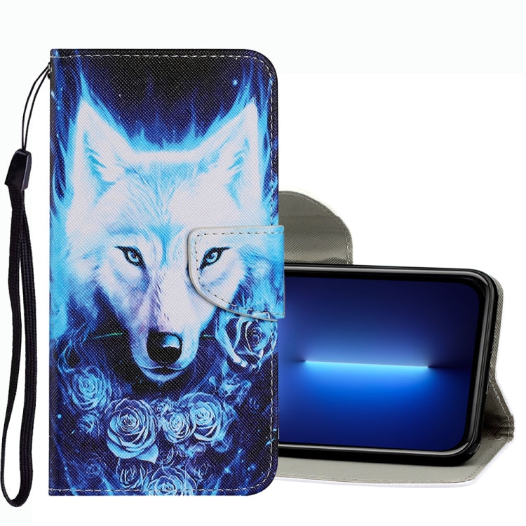 Phone Case – Leather (iPhone 13 Pro Max) For iPhone 13 Pro Max Rose Wolf