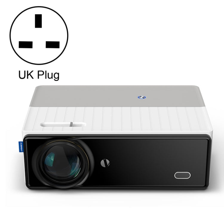 VIVIBRIGHT D5000 1920x1080P 420ANSI 6000Lumens LCD + LED HD Digital Projector, Basic Version, US Plug, UK Plug – 4K UK Plug