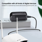 Router AP Wireless POE / LAD Power Adapter, 12V 1A, 12V 2A, 15V 1A, 24V 1A, 48V 0.5A – TPU