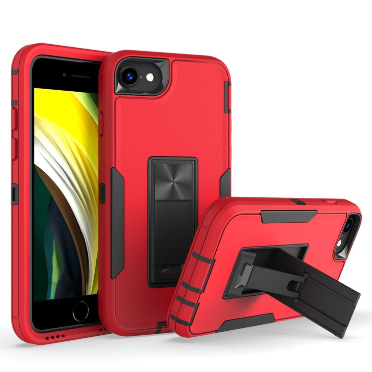 Phone Case – Magnetic (iPhone SE 2022) For iPhone SE 2022 SE 2020 8 7 Red + Black