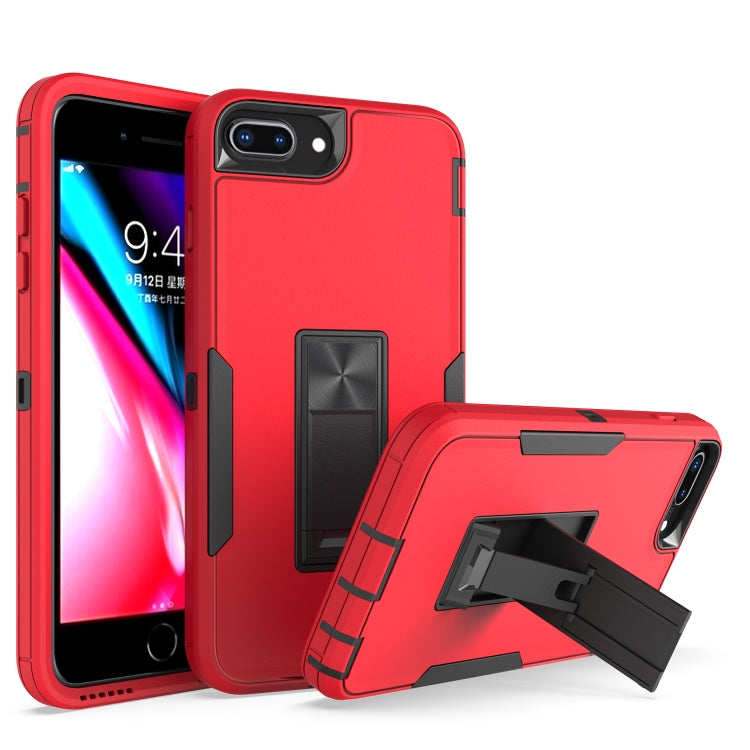 Phone Case – Magnetic (iPhone SE 2022) For iPhone 8 Plus 7 Plus Red + Black