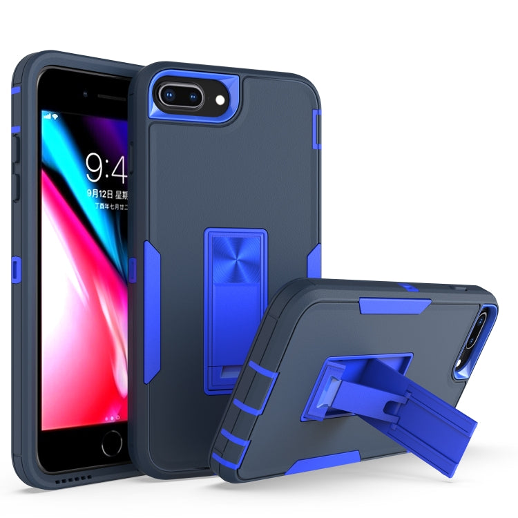 Phone Case – Magnetic (iPhone SE 2022) For iPhone 8 Plus 7 Plus Sapphire Blue + Dark Blue