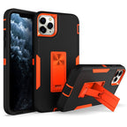 Magnetic Holder Phone Case, For iPhone 13 Pro Max, For iPhone XS / X For iPhone 13 Pro Max Black + Orange