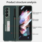 GKK Ultra-thin Shockproof Leather Protective Case with Holder & Pen Slots, For Samsung Galaxy Z Fold3 5G