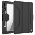 NILLKIN Bumper Pro Camshield Tablet Leather Case, For Samsung Galaxy Tab S8 For Samsung Galaxy Tab S8 Black