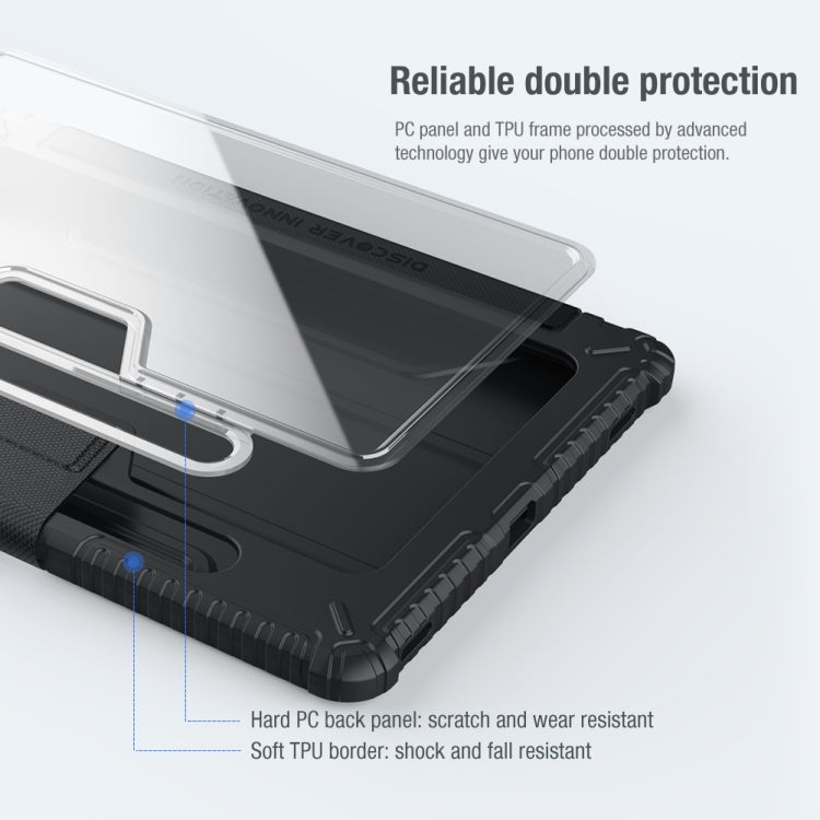 NILLKIN Bumper Pro Camshield Tablet Leather Case, For Samsung Galaxy Tab S8